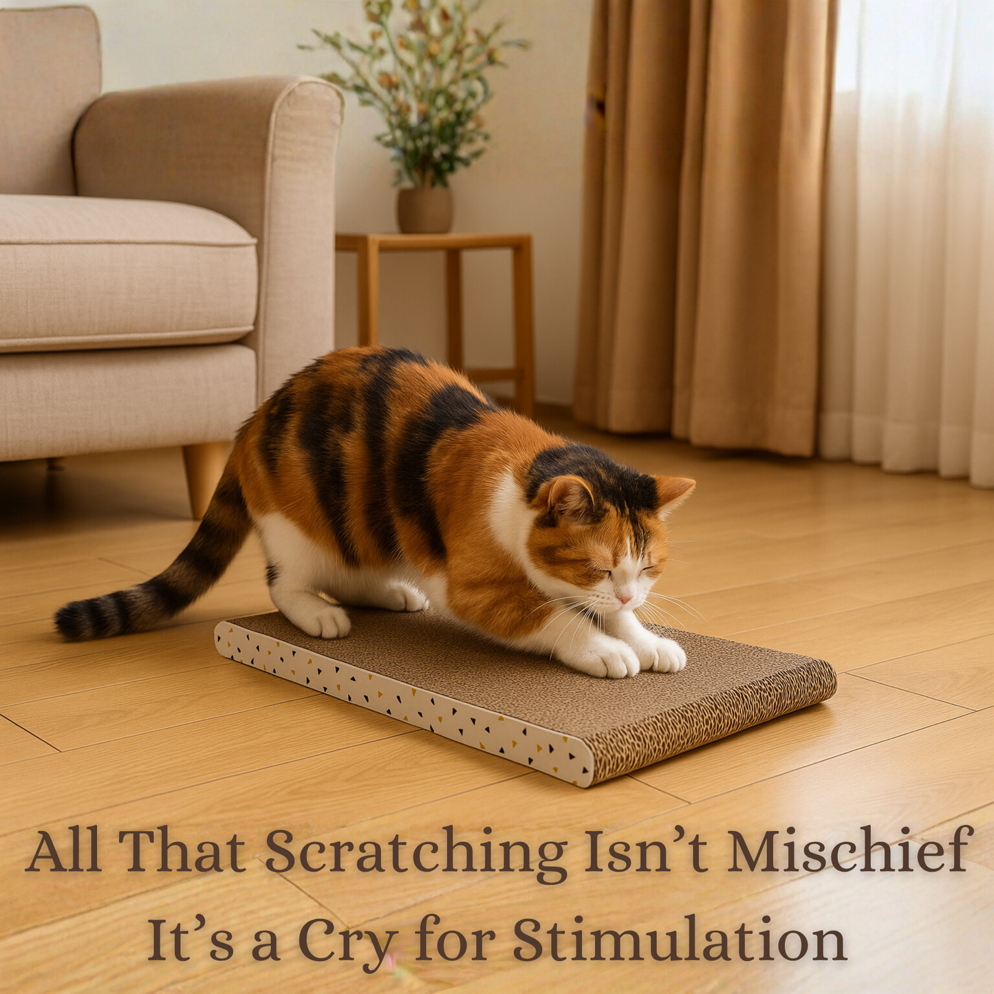 Cat Nip Scratch Board